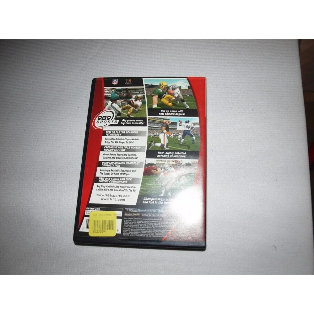 NFL GameDay 2002 Sony PlayStation 2